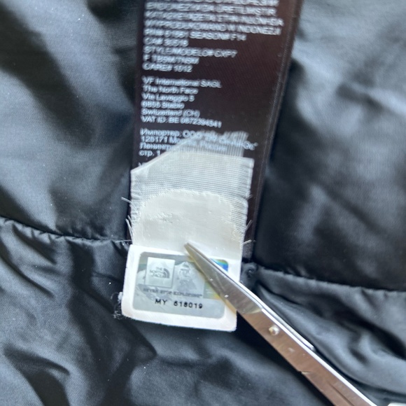 The North Face Black Polyester Puffer Jacket size S - Picture 11 of 12